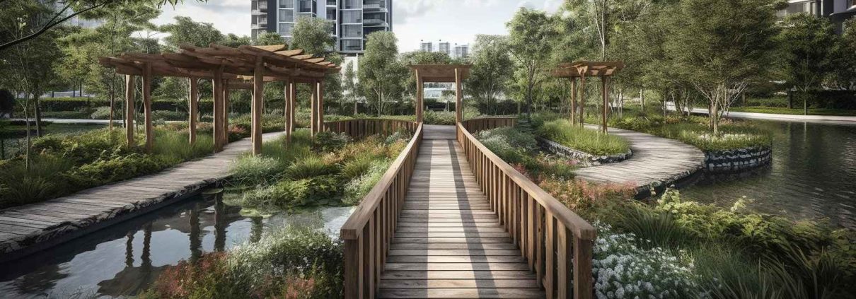 Experience a Relaxing Natural Lifestyle at the Zion Road Condo Along Singapore River - Picnicking, Walking, & Water Sports!